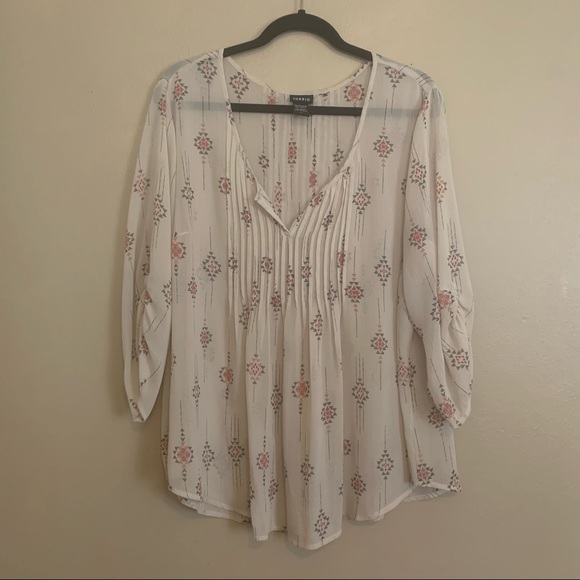 Torrid Pintuck Top - Picture 1 of 7